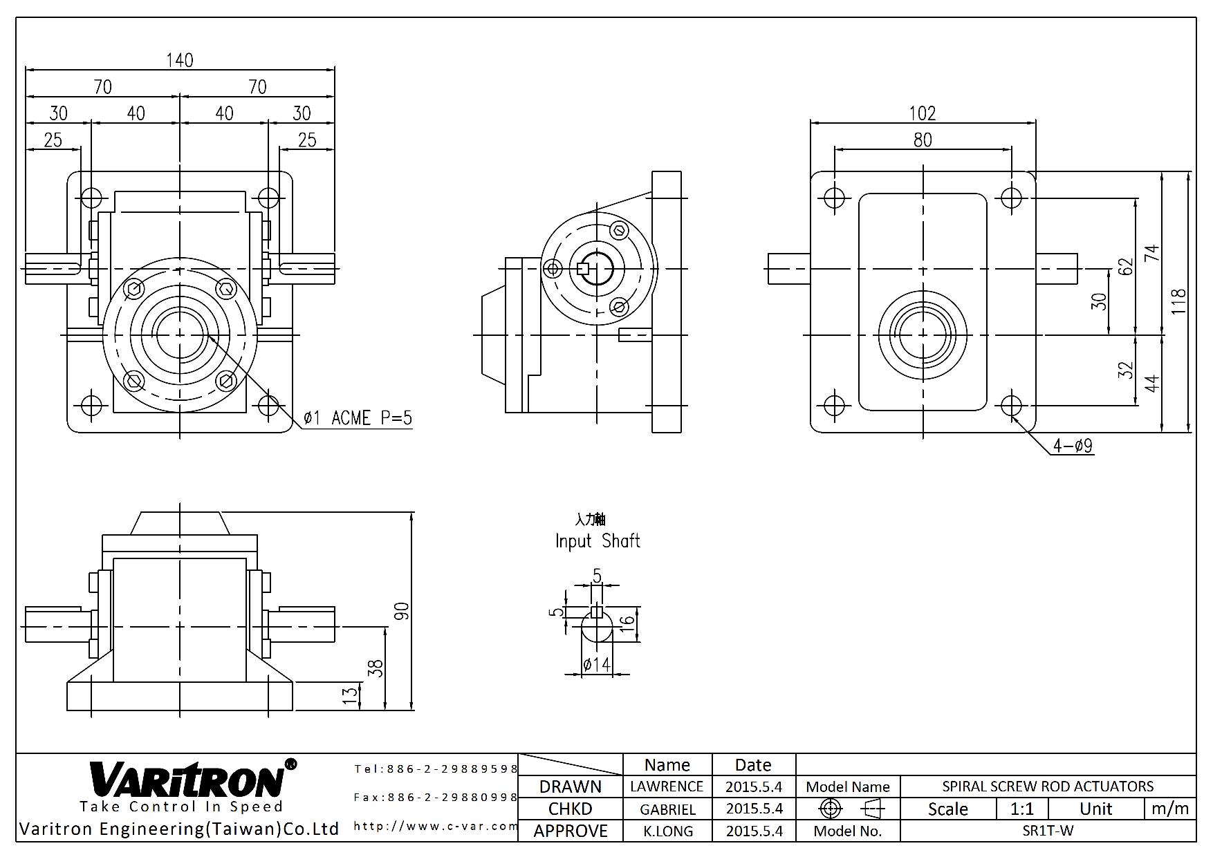 ACTUATORS-SR1T-W